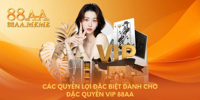 Các quyền lợi đặc biệt dành cho đặc quyền VIP 88AA